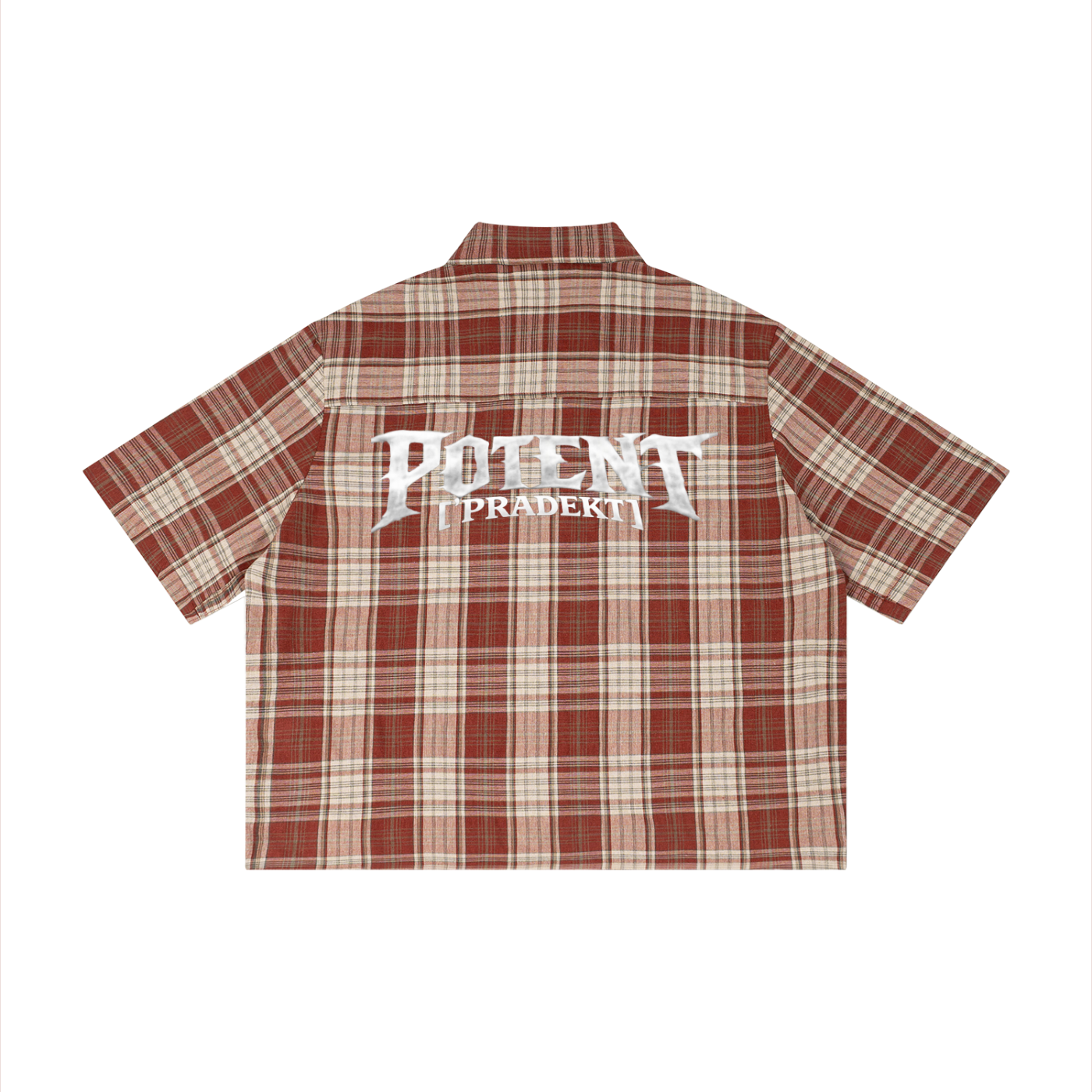 Unisex Plaid Boxy Short Sleeve Shirt