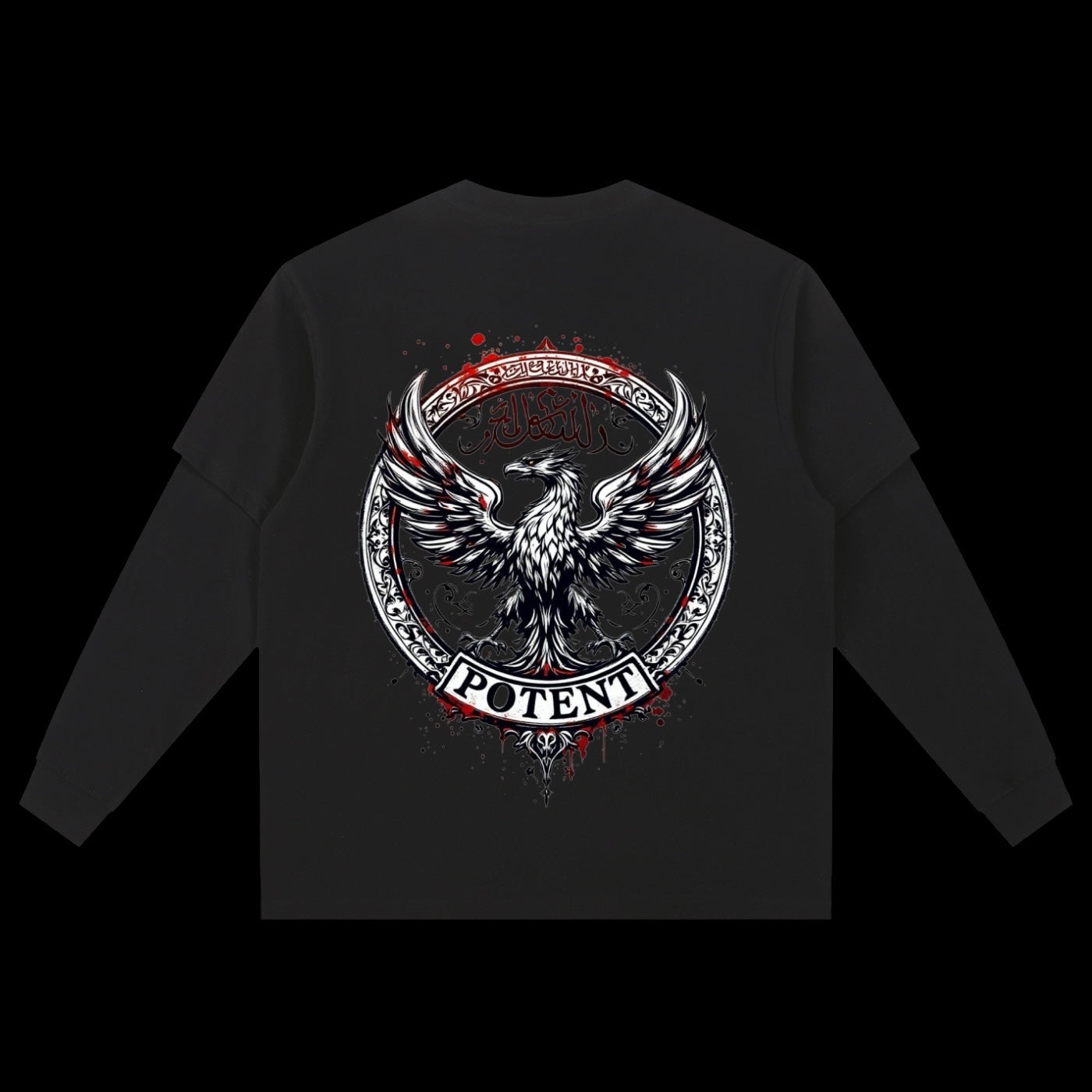 Layered Long Sleeve Oversized Tee