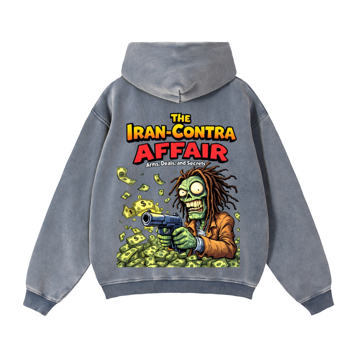 Zip-Through Boxy Fleece Hoodie 355 GSM