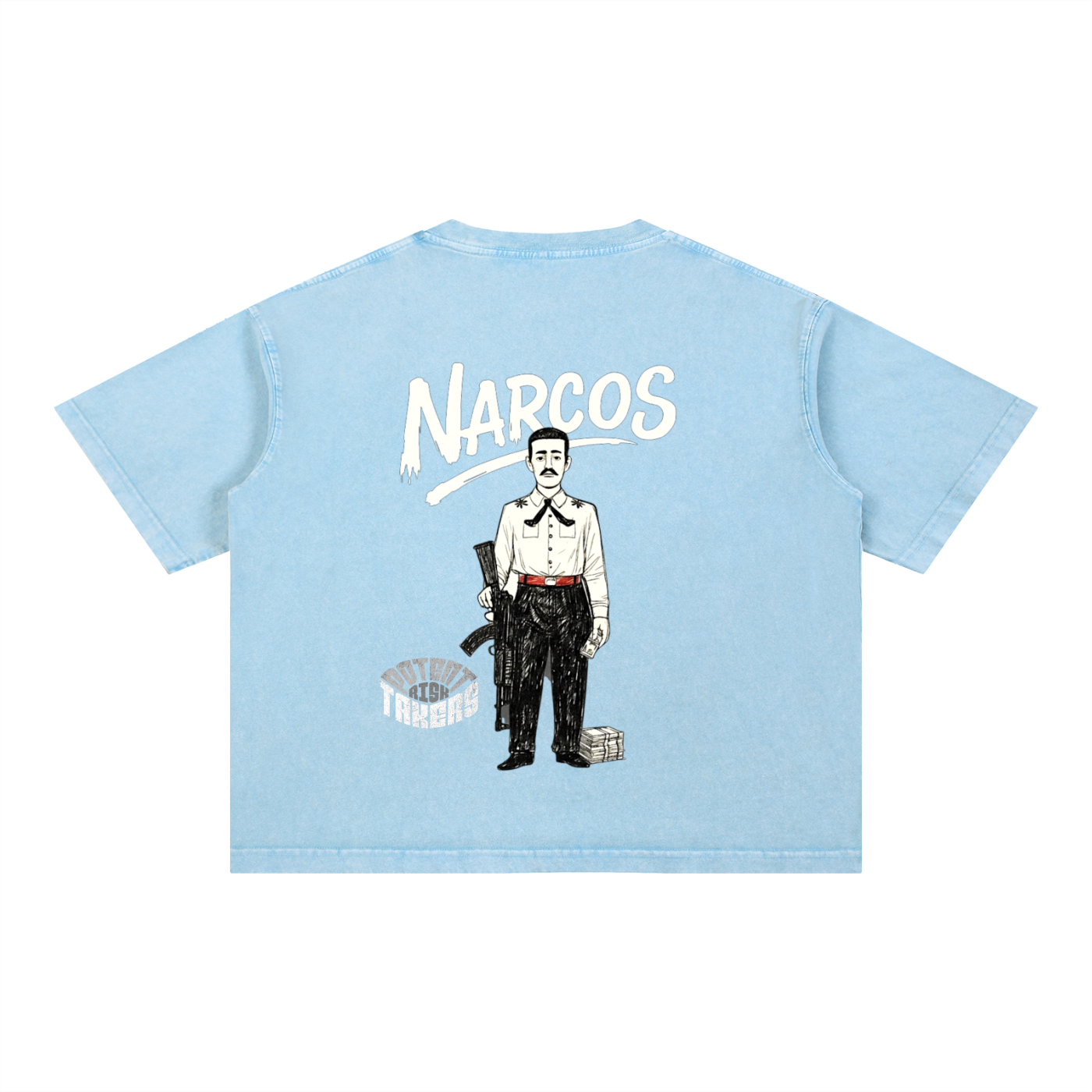Mineral Wash Boxy Cotton T-Shirt