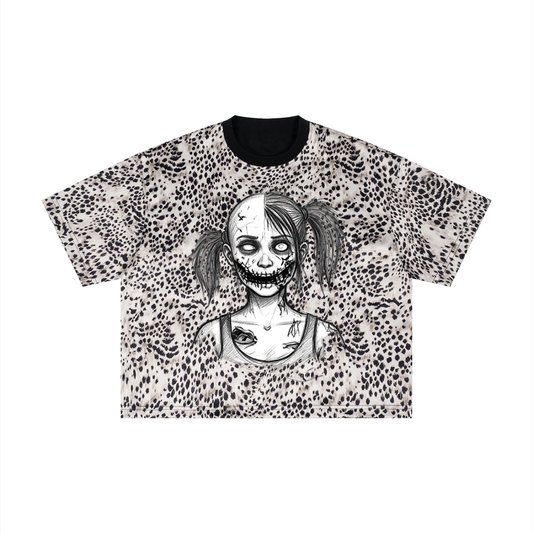 Unisex Leopard Print Boxy T-Shirt