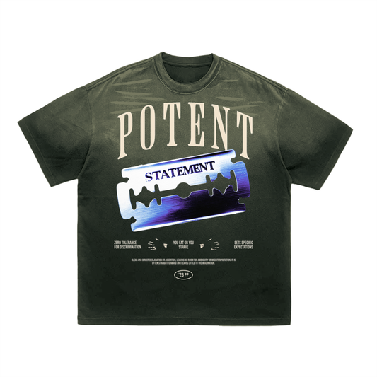 Tiger Stripe Gradient Washed T-Shirt