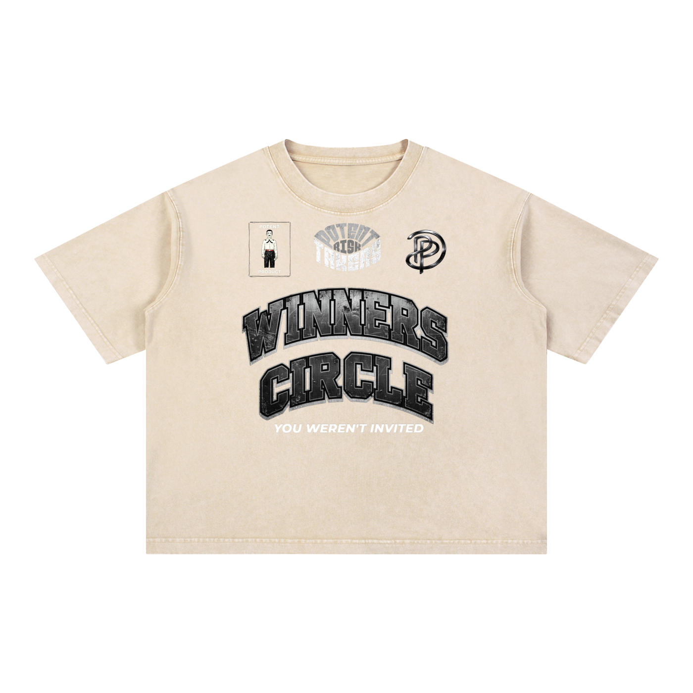 Mineral Wash Boxy Cotton T-Shirt