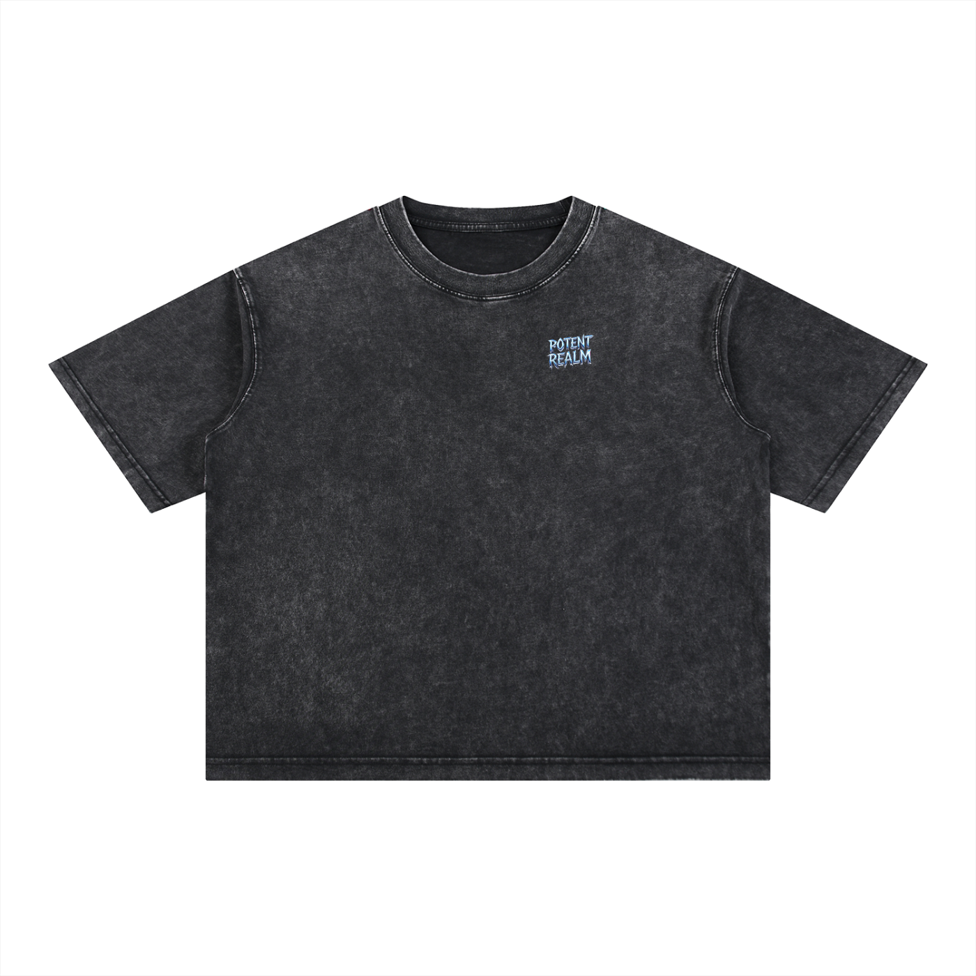 Mineral Wash Boxy Cotton T-Shirt