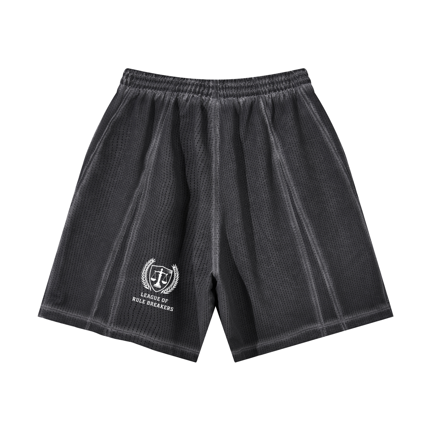 Unisex Vintage Wash Mesh Shorts