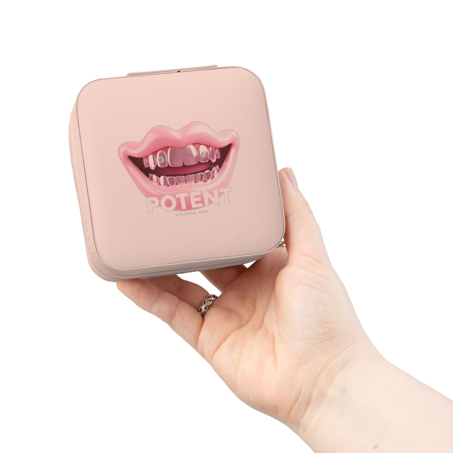 POTENT Mini Jewelry  Case — Nft skins Graphic "Potent" Design