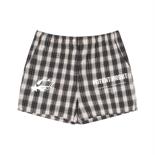 Unisex Plaid Shorts