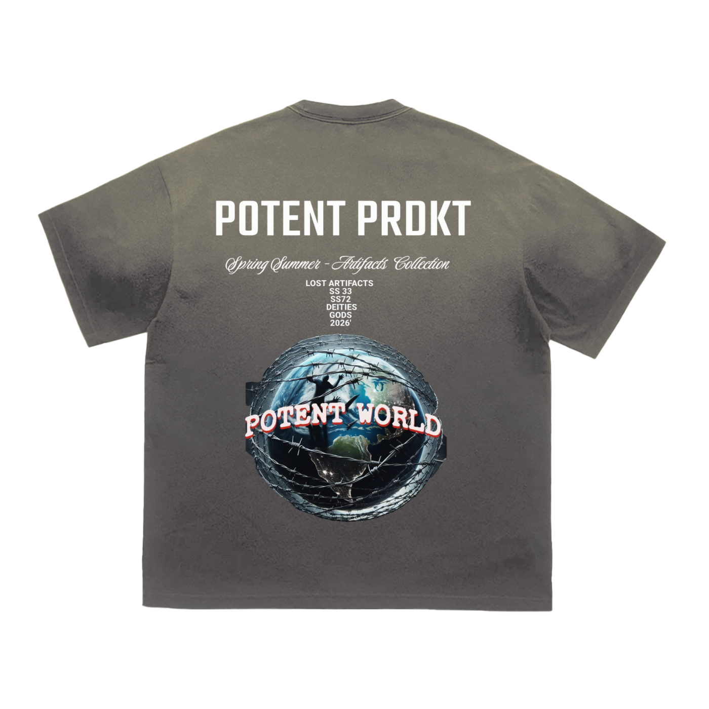 Tiger Stripe Gradient Washed T-Shirt