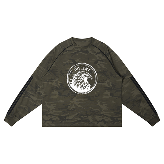 Unisex Camo Loose Long Sleeve T-Shirt