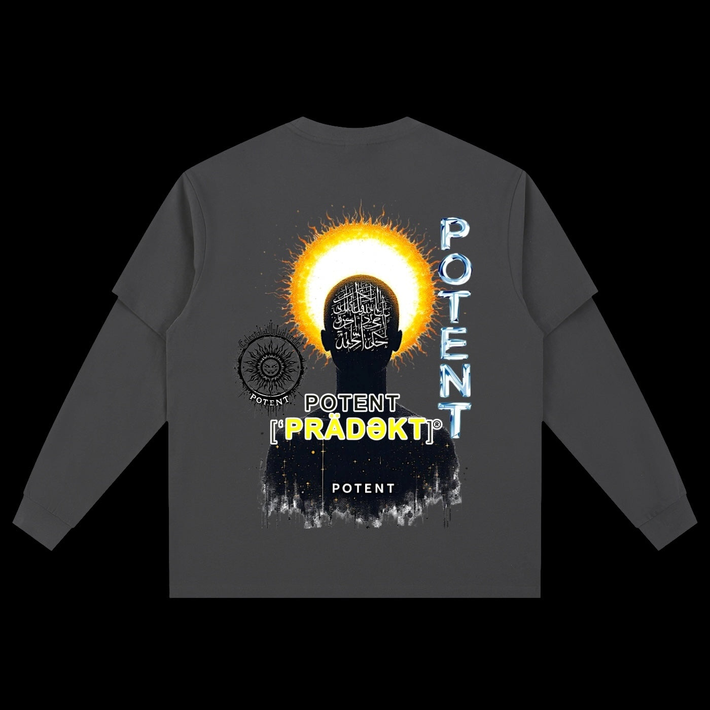 Layered Long Sleeve Oversized Tee