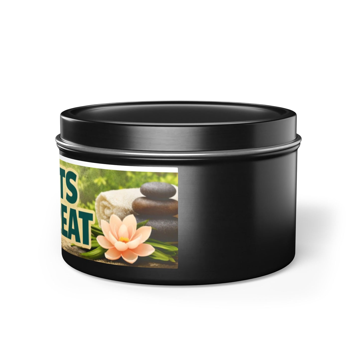 Vanilla Bean Tin Candle — Potent Scented Soy Candle