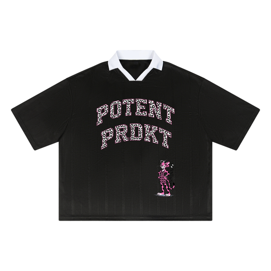 Unisex Striped Boxy Soccer Jersey