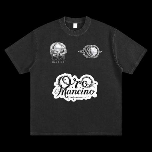 Heavyweight Vintage Washed Frayed T-Shirt