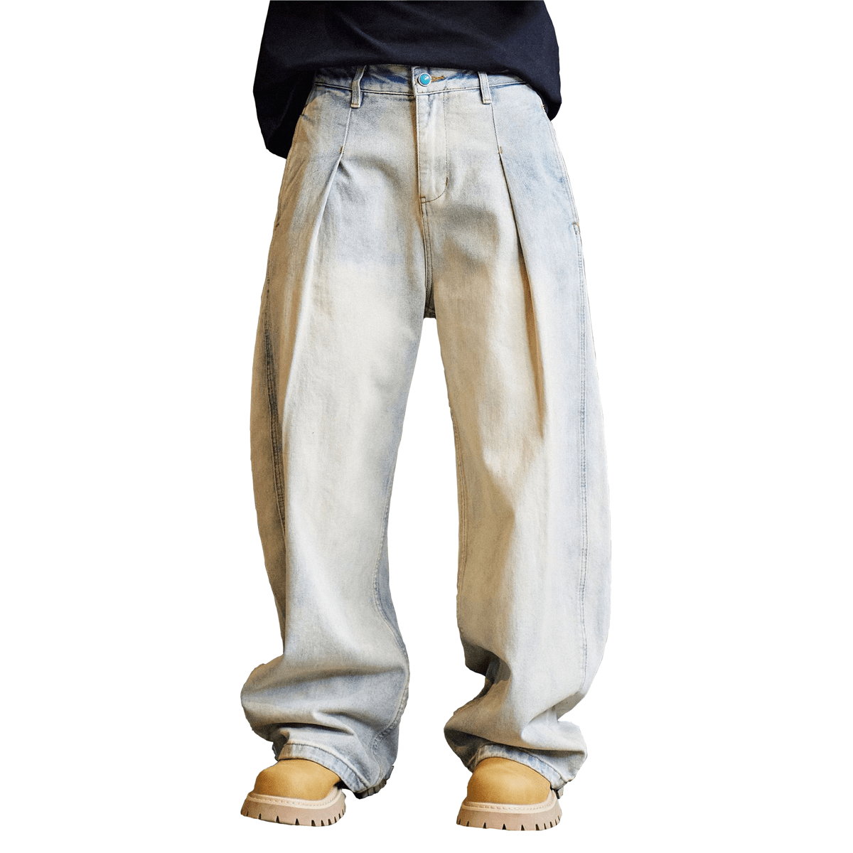 Relaxed Wide-Leg Jeans