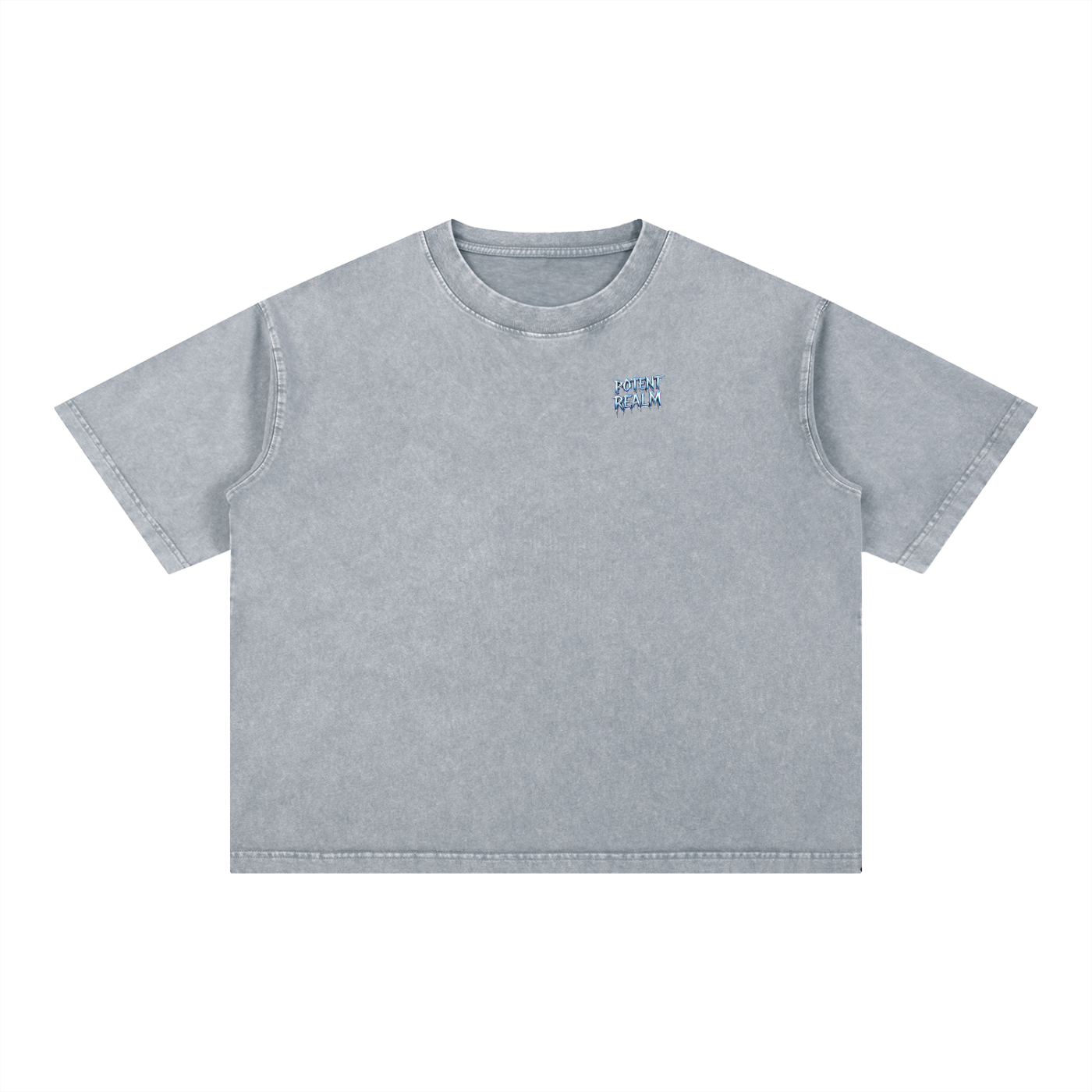 Mineral Wash Boxy Cotton T-Shirt