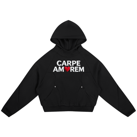 Curved Panel Raglan Hoodie