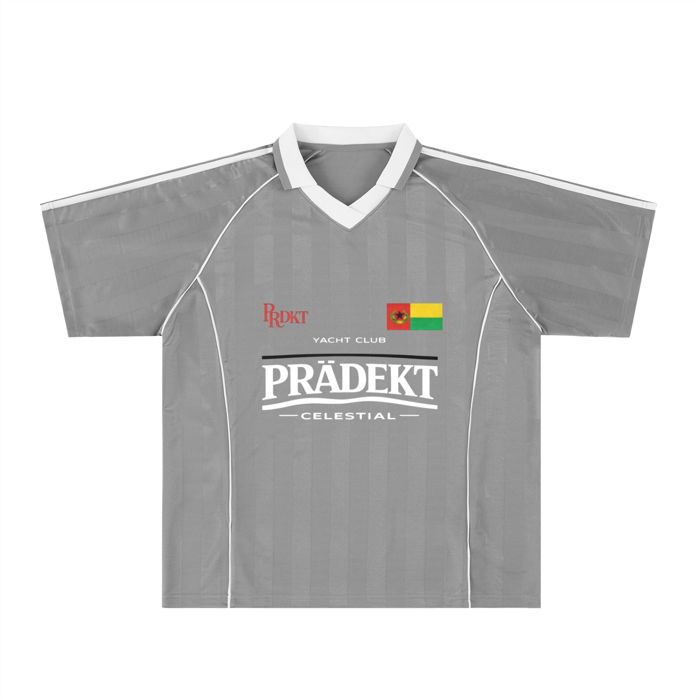 Shadow Stripe Collared Soccer Jersey