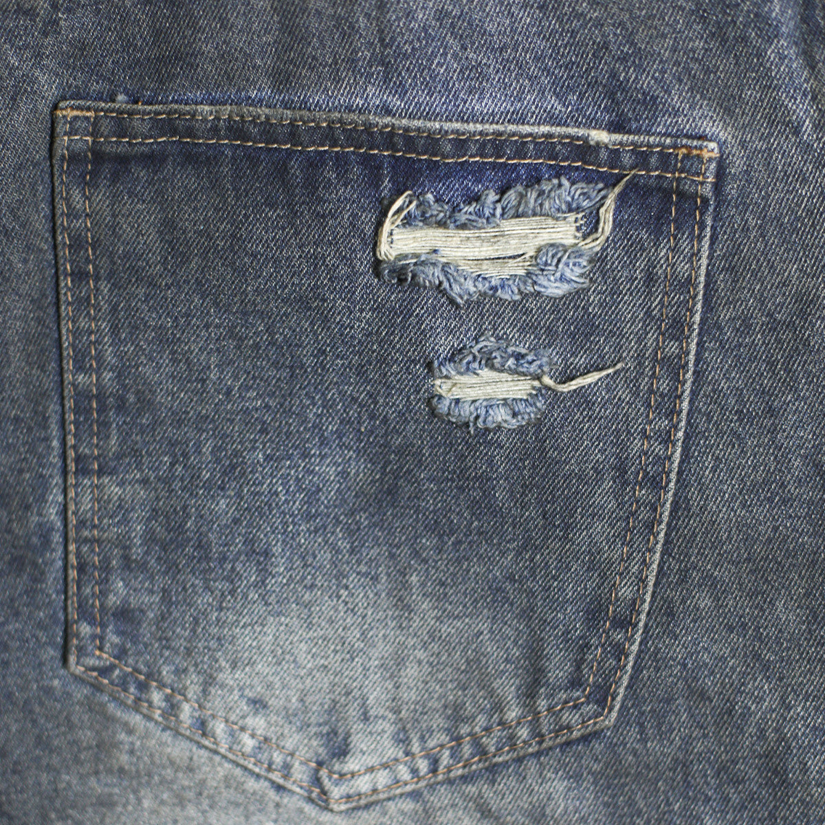 Unisex Loose Fit Straight-Leg Washed Jeans