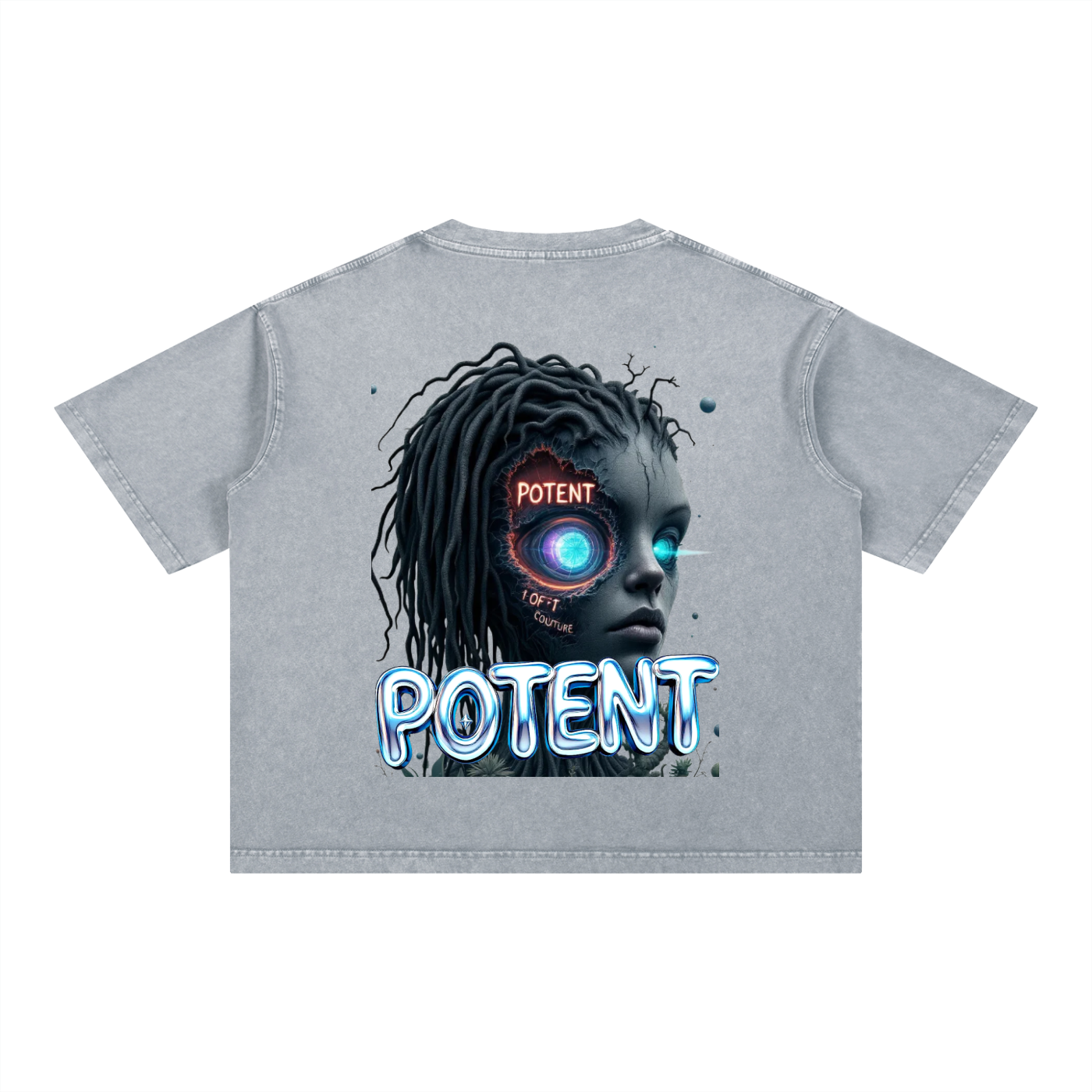 Mineral Wash Boxy Cotton T-Shirt