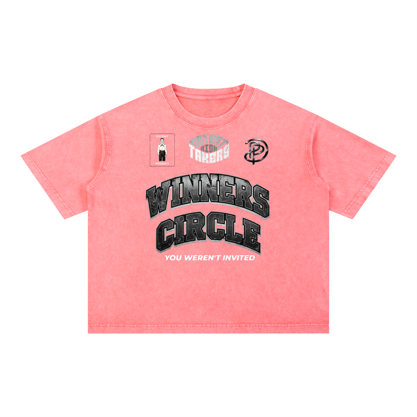 Mineral Wash Boxy Cotton T-Shirt