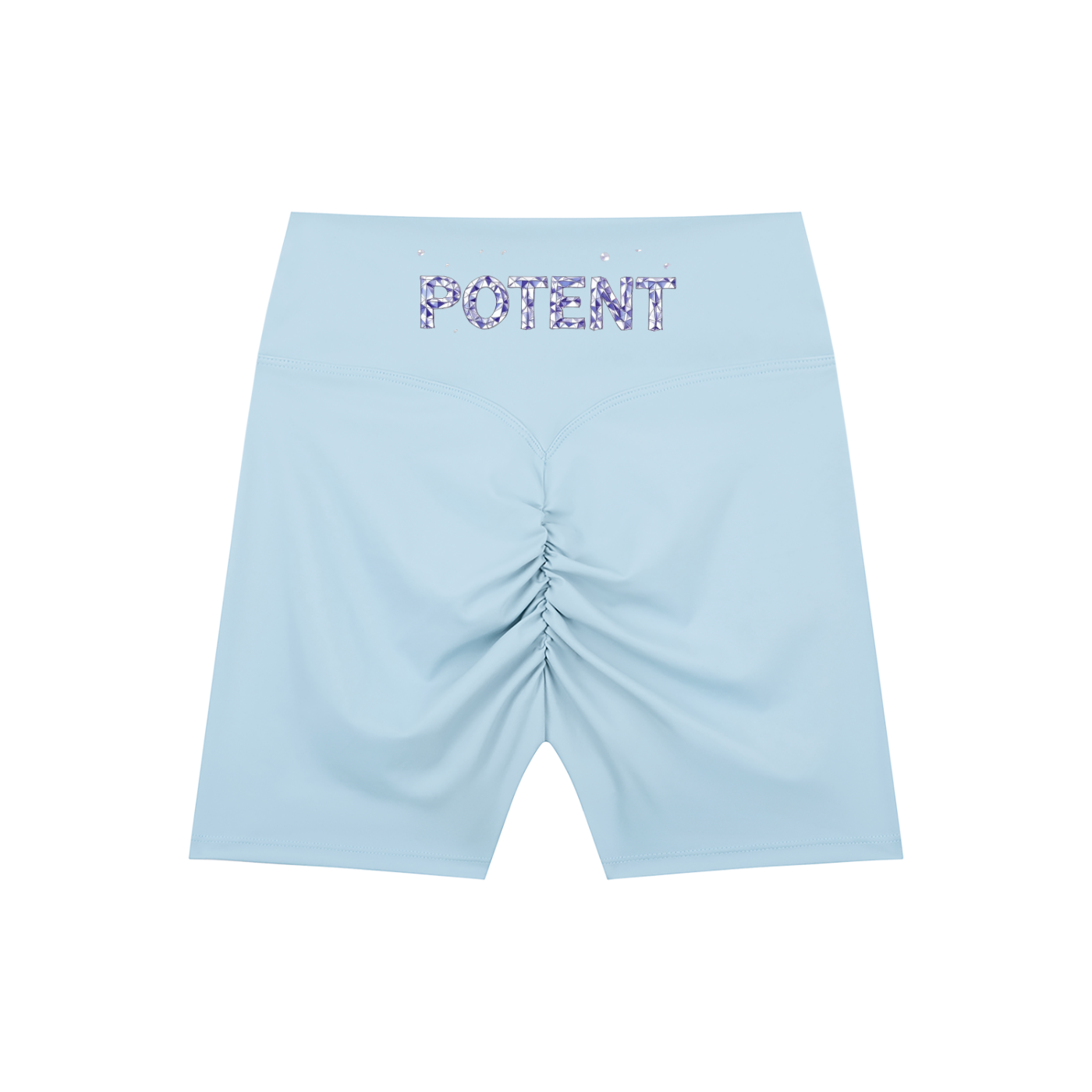 High-Waisted Blend Biker Shorts
