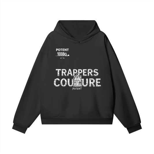 Oversize Heavyweight Hidden Pocket Fleece Hoodie - 460 GSM