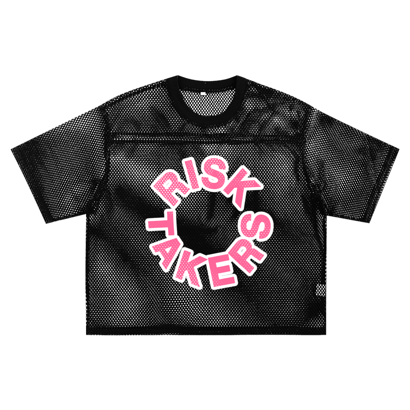 See-through Boxy Net T-Shirt