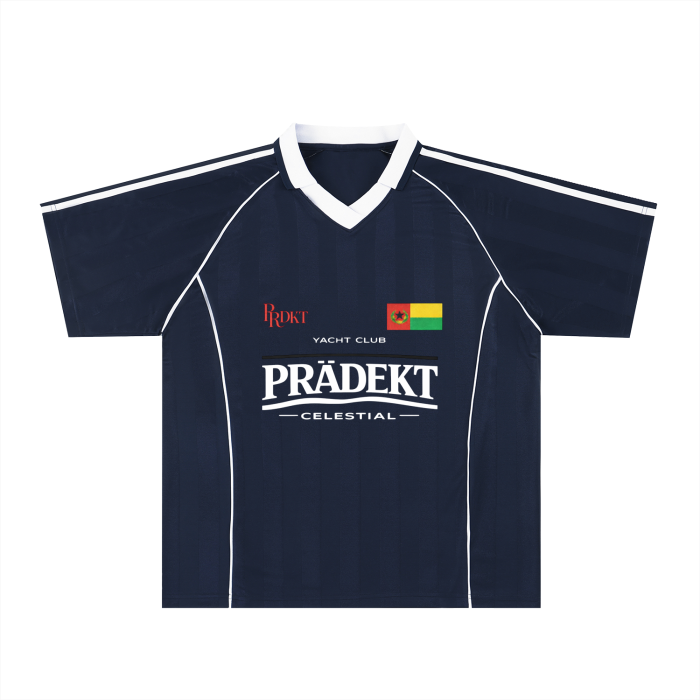 Shadow Stripe Collared Soccer Jersey