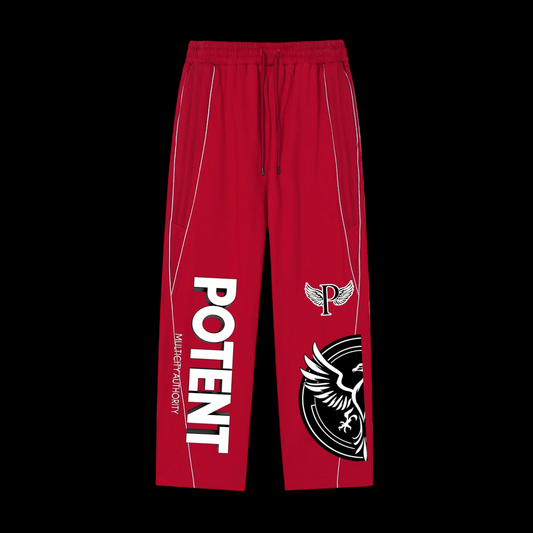 Reflection Striped Straight-Leg Sweatpants