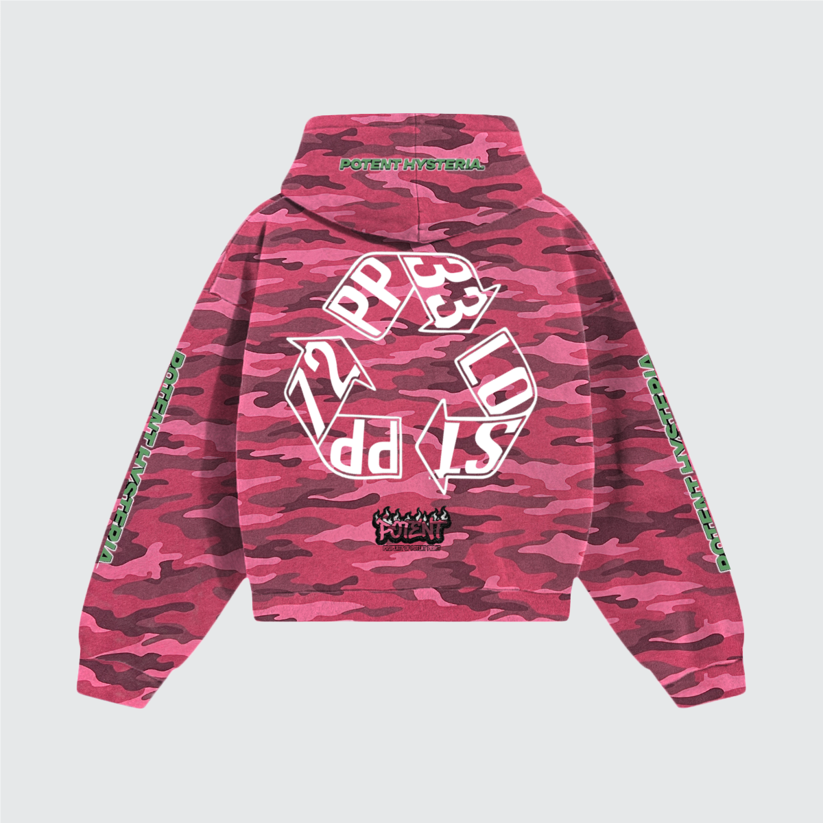 Unisex Worldwide Quality Heavyweight M Rose Camo Hoodie (420GSM)
