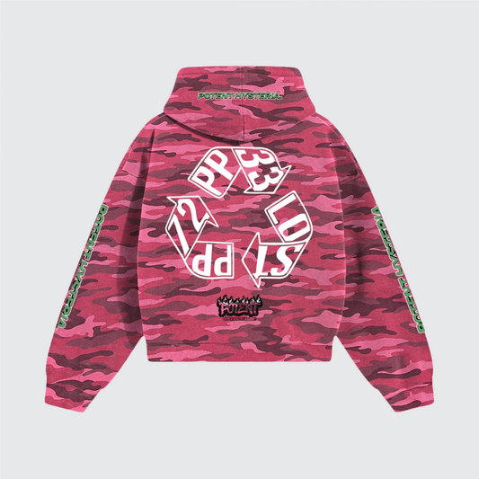 Unisex Worldwide Quality Heavyweight M Rose Camo Hoodie (420GSM)
