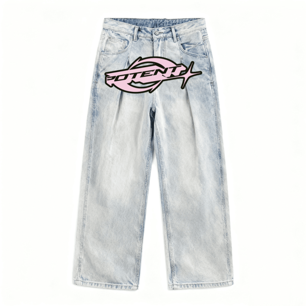 Relaxed Wide-Leg Jeans