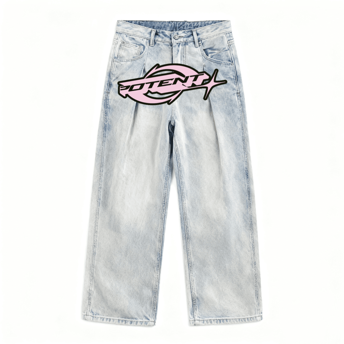 Relaxed Wide-Leg Jeans