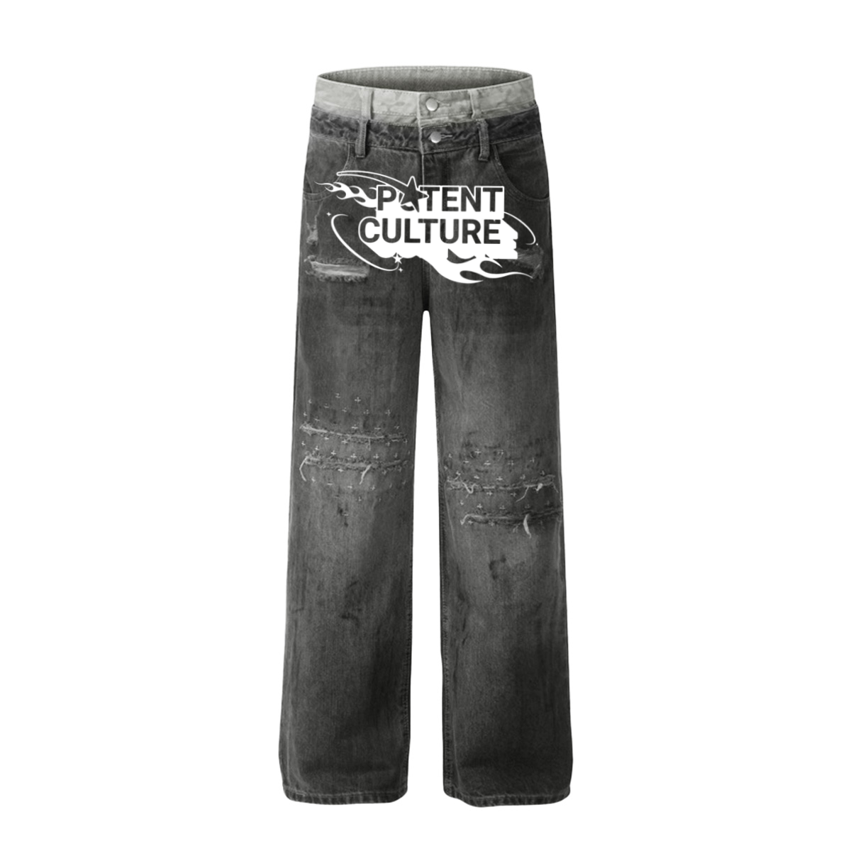 Vintage - inspired Street - style Women's Ripped Jeans