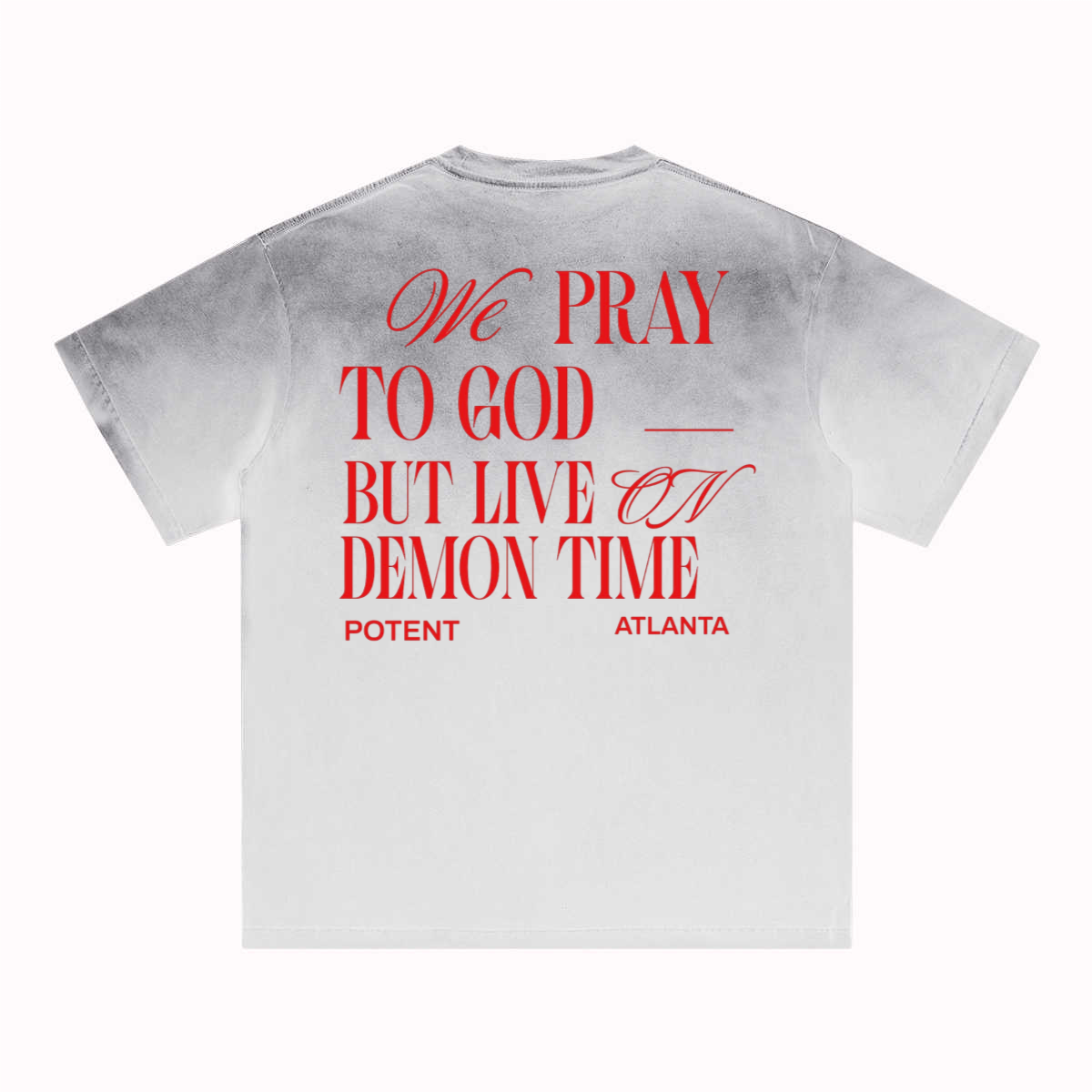 Unisex Heavyweight Washed Gradient T-Shirt (270GSM)