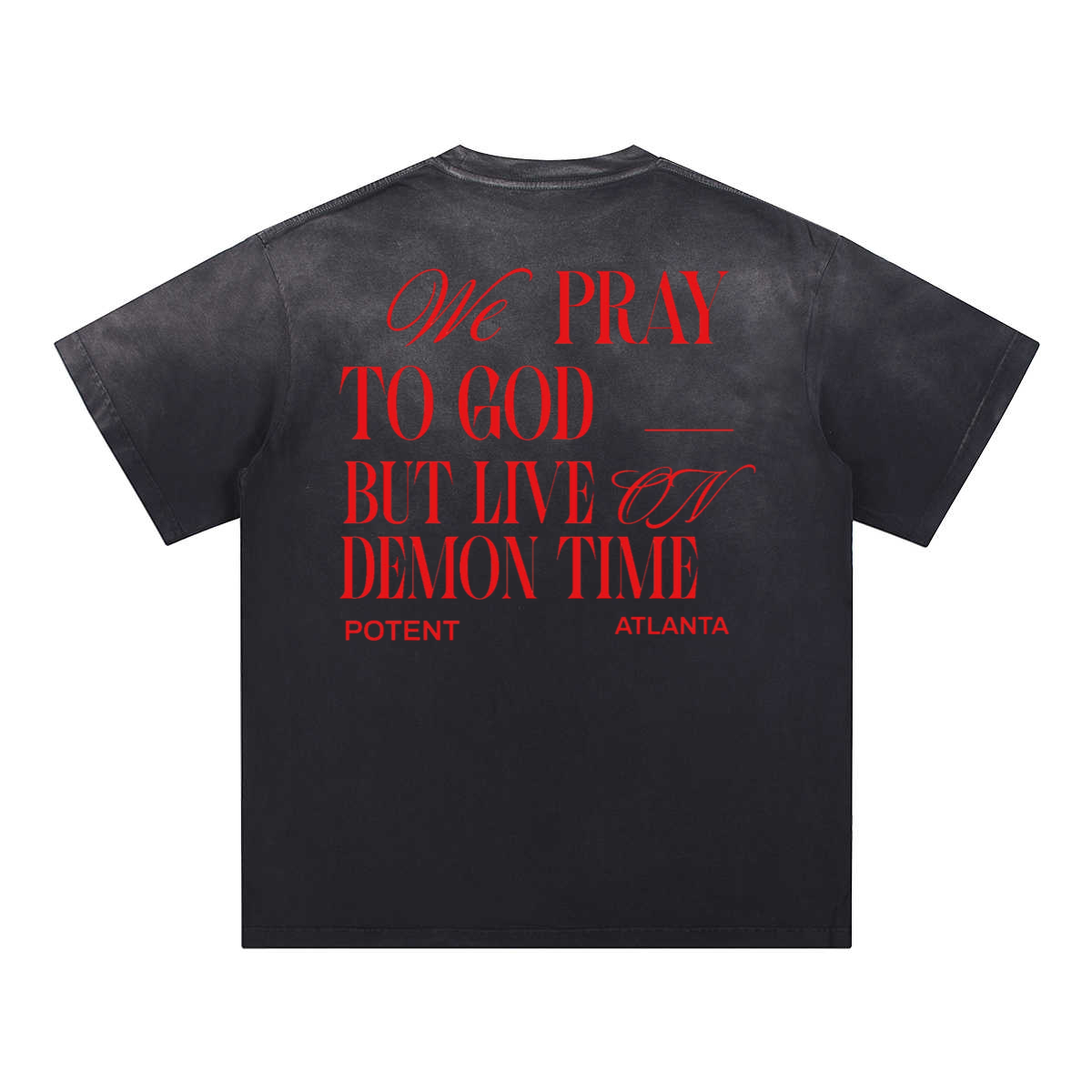 Unisex Heavyweight Washed Gradient T-Shirt (270GSM)