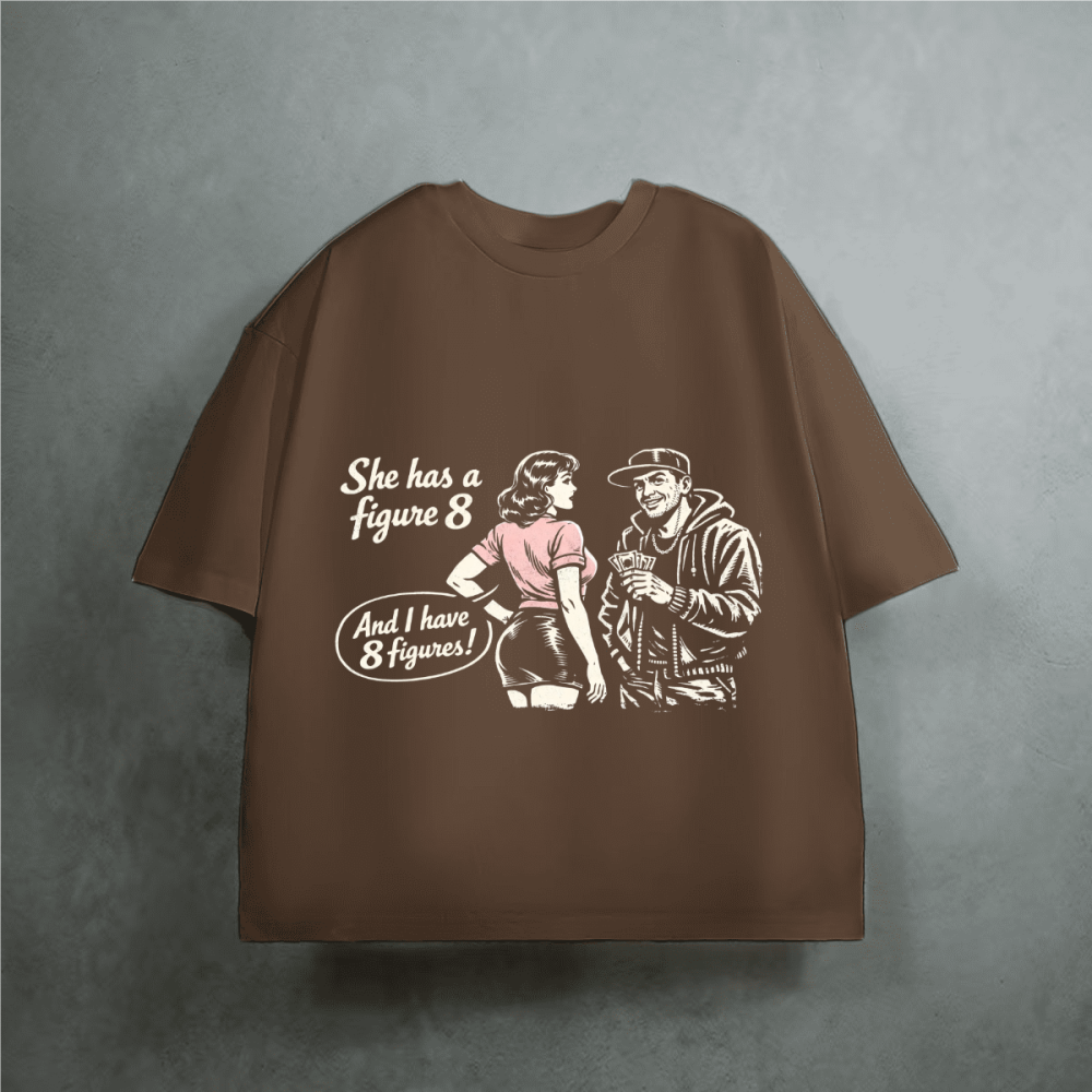 Unisex Heavyweight Cropped Loose T-shirt(280GSM)