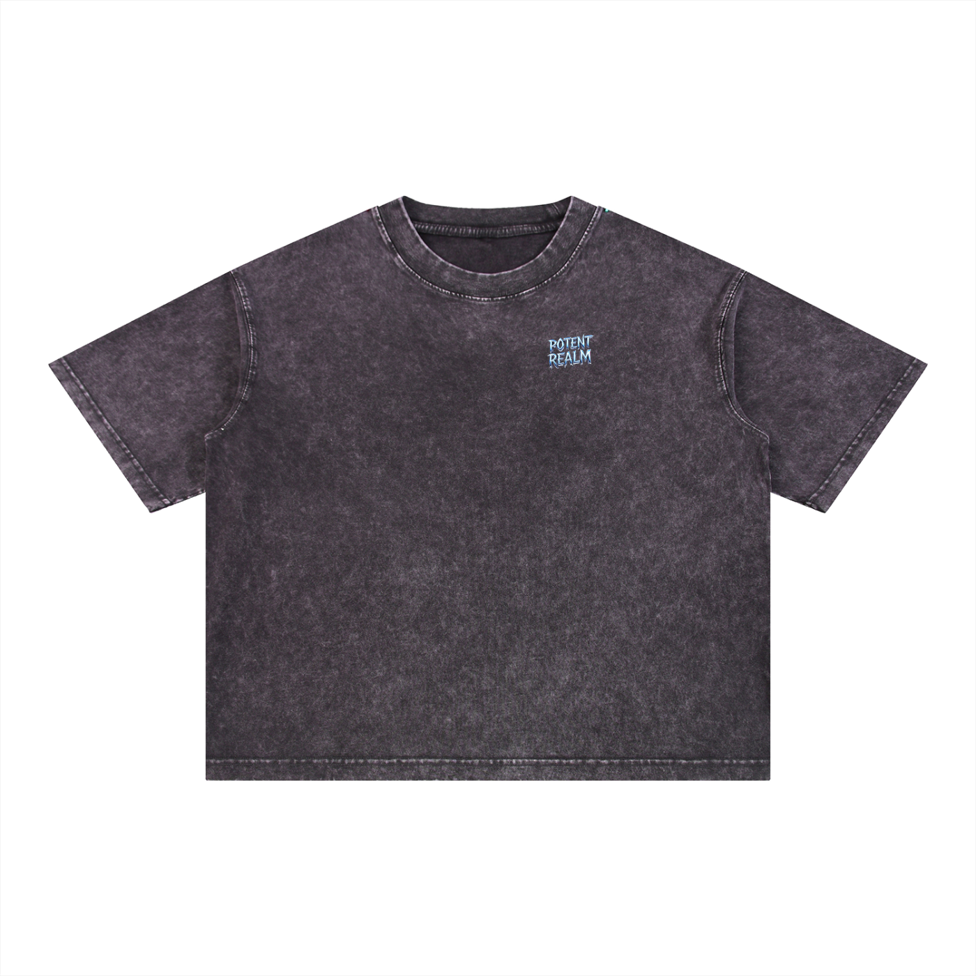 Mineral Wash Boxy Cotton T-Shirt