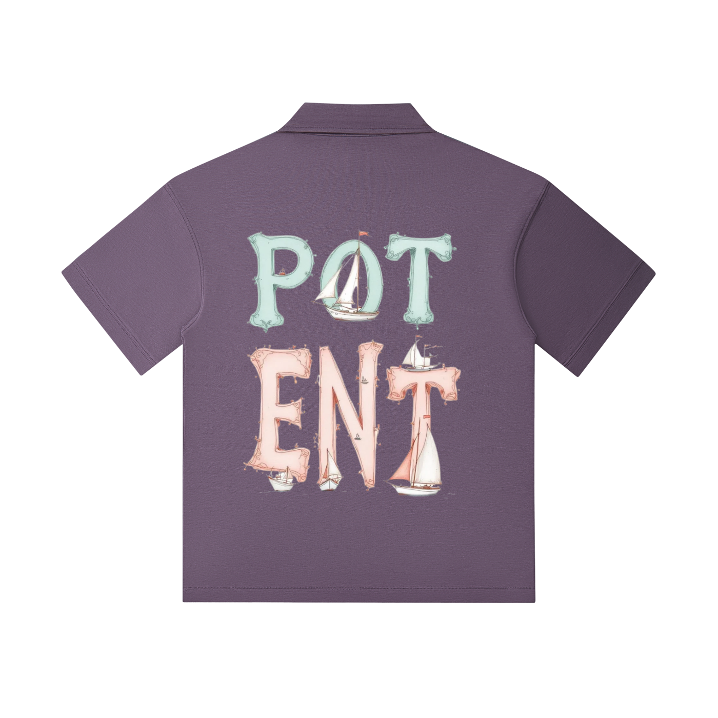 Drop Shoulder Short-Sleeve Polo