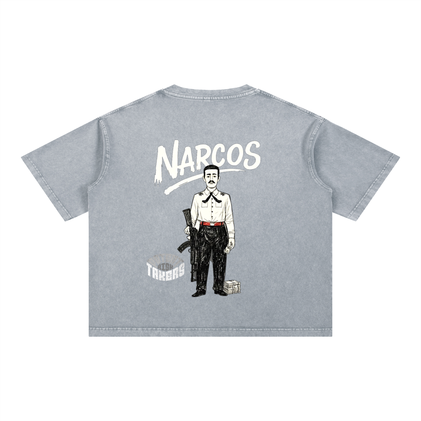Mineral Wash Boxy Cotton T-Shirt