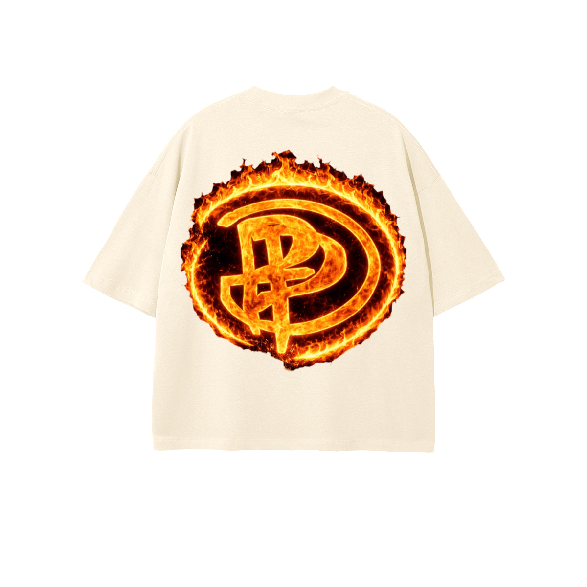 Unisex Heavyweight 100% Combed Cotton Cropped Oversized T-Shirt (250GSM)