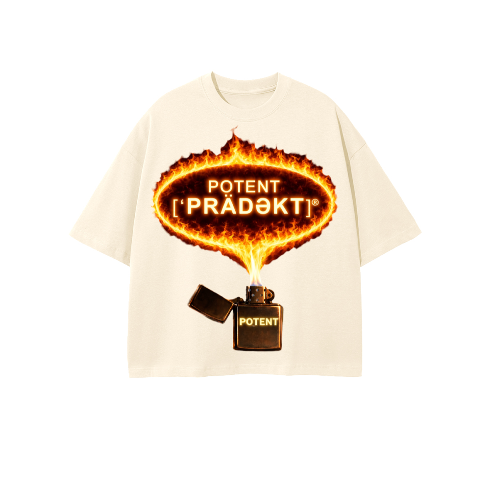Unisex Heavyweight 100% Combed Cotton Cropped Oversized T-Shirt (250GSM)