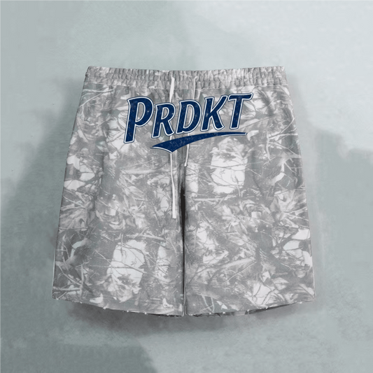 Unisex Heavyweight 100% Cotton French Terry Camo Shorts (400GSM)