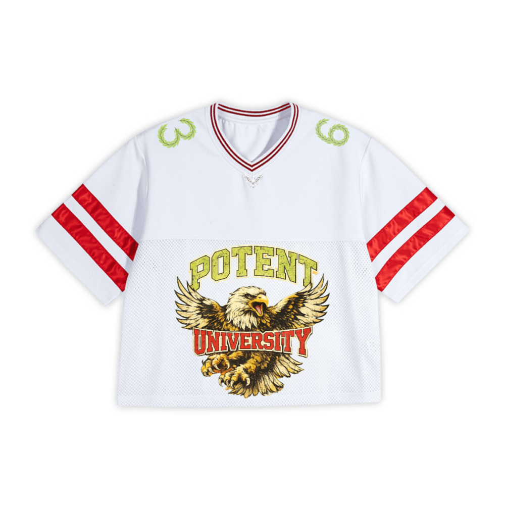 Unisex Oversized Cropped Vintage Jacquard-collar Mesh T-shirt（290GSM）