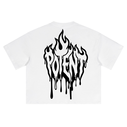 Unisex Heavyweight Short-Sleeved Oversized Cropped T-Shirt(280GSM)