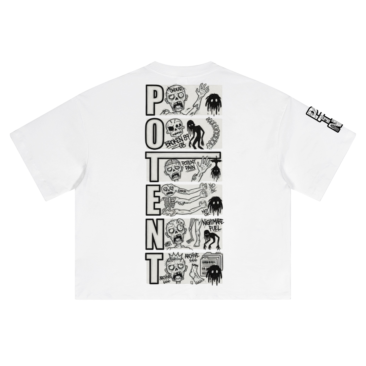 Unisex Heavyweight Short-Sleeved Oversized Cropped T-Shirt(280GSM)