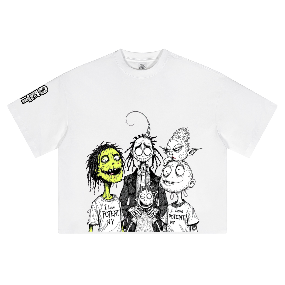 Unisex Heavyweight Short-Sleeved Oversized Cropped T-Shirt(280GSM)