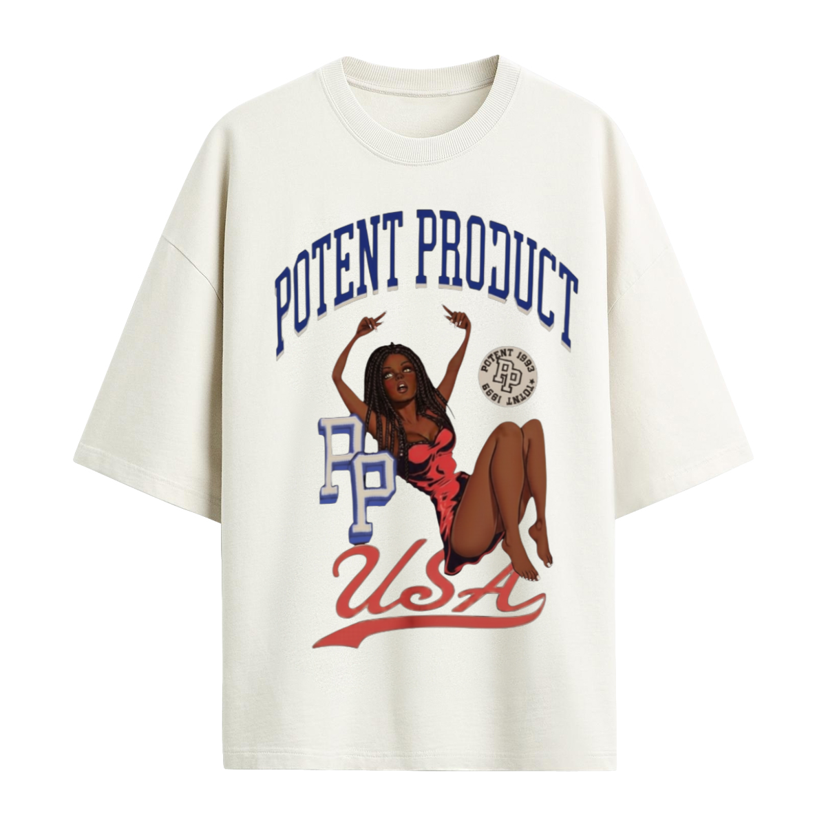 Unisex Heavyweight Oversized Short-Sleeve T-Shirt (255GSM)
