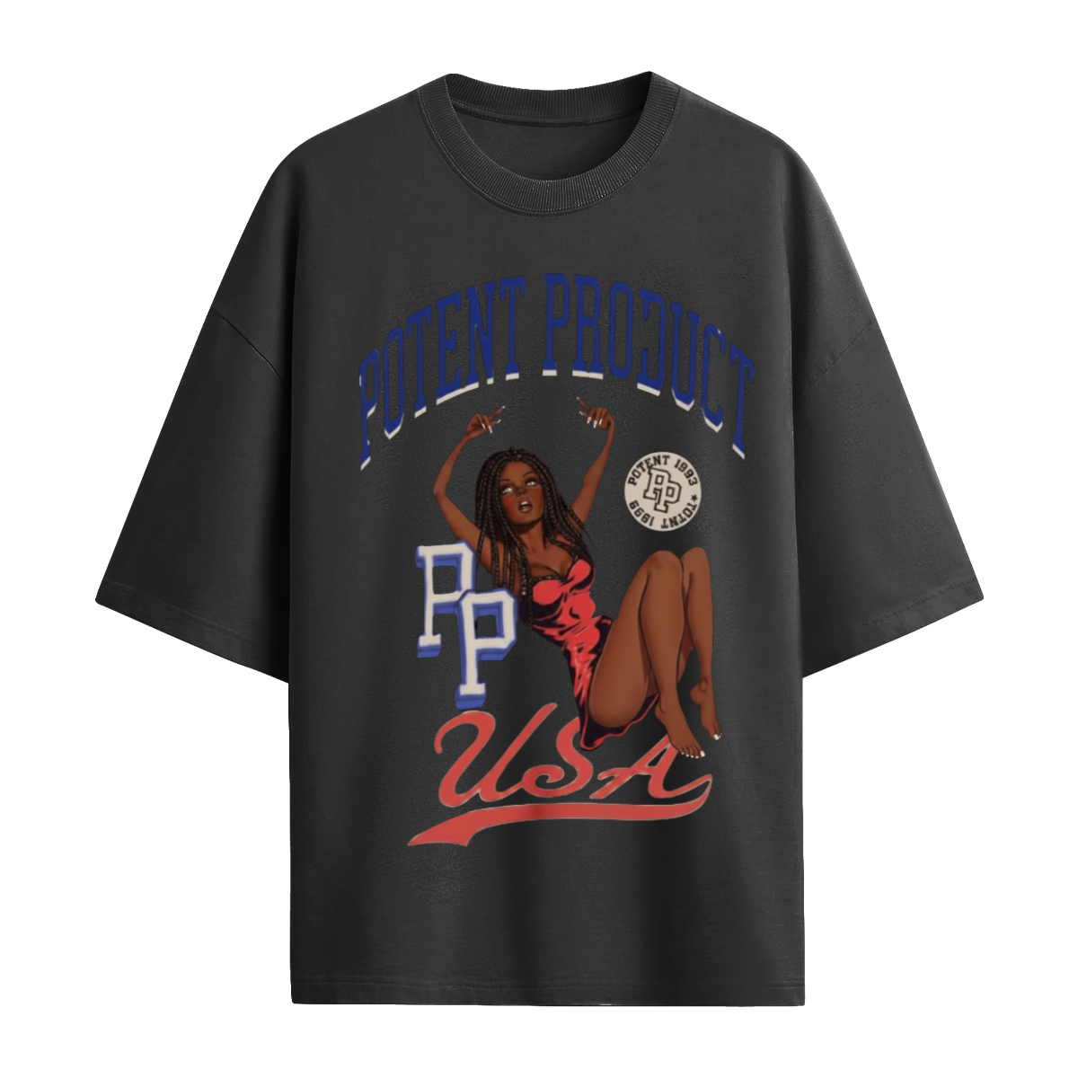 Unisex Heavyweight Oversized Short-Sleeve T-Shirt (255GSM)
