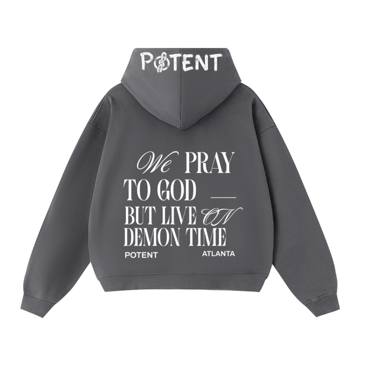 Unisex Heavyweight Cropped Oversized Zip-Up Hoodie (460GSM)
